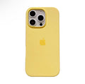 Coque en silicone pour iPhone Jaune