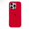 Coque en silicone pour iPhone Rouge