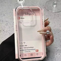 Coque Transparente avec cadre Rose